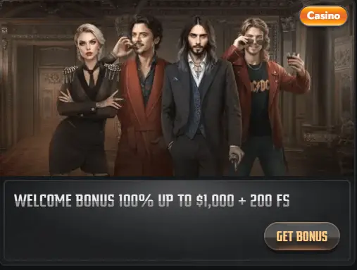 Welcome bonus in Gransino Ireland